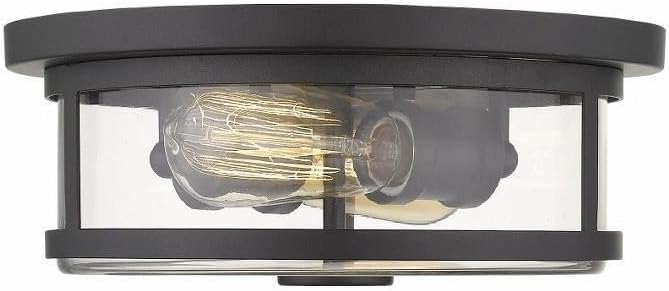 Z-Lite 2 Light Flush Mount 462F11-BRZ