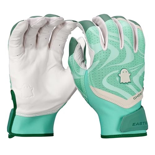 Easton | Ghost Ethos Youth/Girls Fastpitch Softball Batting Gloves | Green | Medium - image 1
