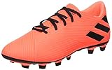 El exterior de malla suave adidas Nemeziz 19.4 FxG, Zapatillas de fútbol Hombre, CORSEN/NEGBÁS/Rojsol, 44 EU
