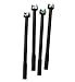 Secret LifeĀ® 4 Pcs Funny Black Cat Kitty Design 0.5mm Black Ink Gel Pen Set Holiday Birthday Gift Back to School Essential (4 Pcs Black Pen)