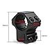 MIZUGIWA 1 Inch Scope Mount Rings Medium Profile for 11mm Dovetail Rails 2-Piece
