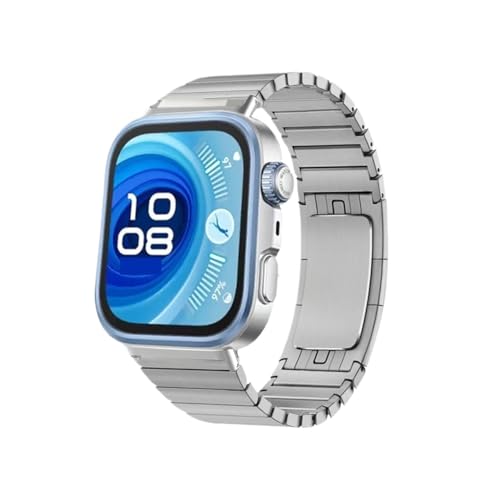 [LOKLNEYK] �ɓK������Huawei Watch Fit 4 Pro/ Fit3 /Fit4�A�N�Z�T���[�ɓK�����鍂���X�e�����X�X�`�[�����^���X�g���b�v(Silver,For huawei Fit 3)