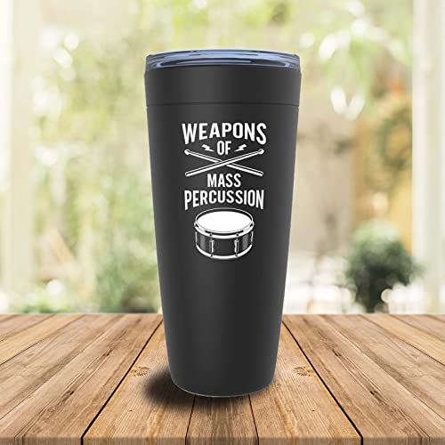 Tumbler Viking Negro Edición Especial para Bateristas - 20 oz - Bubble Hugs miniatura 2