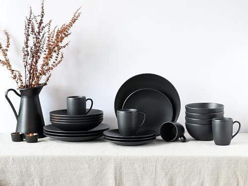 Tafelservice Creatable 23146 Soft Touch Black 20-teilig