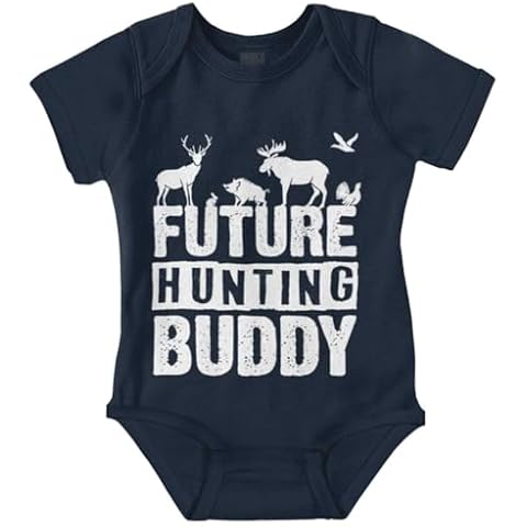 Brisco Brands Future Hunting Buddy Little Hunter Baby Romper Boys or Girls Cover