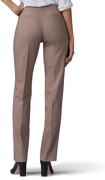 Lee Women's Secretly Shapes Regular Fit Straight Leg Pants