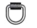 D-Ring, Unfinished, 5/8 (2 Pieces)