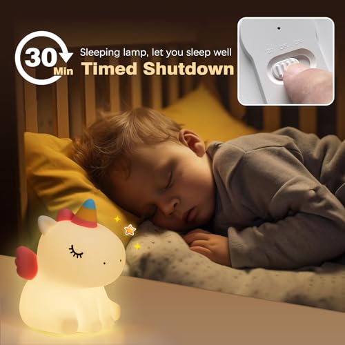Lámpara de noche unicornio VTIGER LED recargable miniatura 6