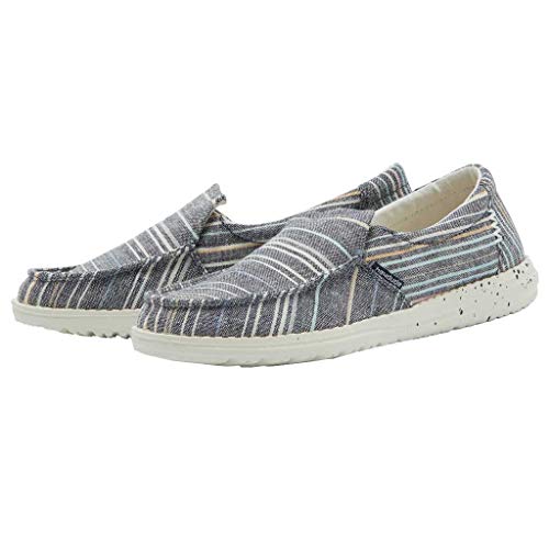 Image of HEYDUDE Wendy Funk Surf Baja, Womens Shoes, Womens Slip-on Loafers, Comfortable & Light-Weight Green