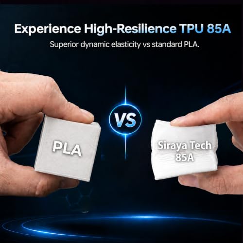 Image of Siraya Tech Flex TPU 85A 3D Printer Filament, ISO 10993 Tested, White, 1kg