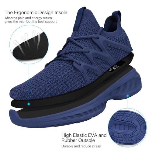 Image of Pujcs Women Shoes Lightweight Tennis Shoes Non Slip Gym Workout Shoes Breathable Mesh Walking Womens Sneakers