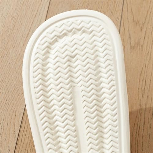 Slippers Soft EVA Slippers Men and Women Indoor Home Thick Soft Bottom Slippers Non-Slip Bathroom Shower Shoes Summer Sandals(Green,38/39)3