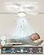 Airwit 71cm Deckenventilator mit Beleuchtung Leise, Klein Deckenventilator mit Licht und Fernbedienung, LED Deckenleuchte mit Ventilator für Schlafzimmer Wohnzimmer Küche, Umkehrbarer DC Motor