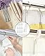 QLEUIFT Curtain Hooks, Stainless Steel Curtain Hooks, Curtain Hooks with 4 prongs, Curtain pleater Hooks, Metal Shower Curtain Hooks for Window Curtains, Door Curtains and Shower Curtains, Pack of 30