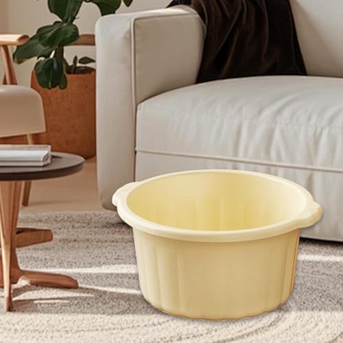 Cubeta Spa para Pies con Masaje, Amarillo miniatura 4