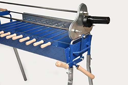 Cyprus Charcoal Grill (Foukou) with Rotisserie and Lifter