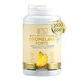 MYTREELABS® Bromelina Forte Drenante 2500GDU(DIETA DETOX DRENANTE INCLUSA) +Vitamina C, 120CPS, Estratto d'Ananas Drenante Forte Anticellulite, Enzimi Digestivi & Microcircolo -VEGAN & MADE IN ITALY