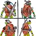 Teenage Mutant Ninja Turtles Mix N Match Armored Turtles 4pk