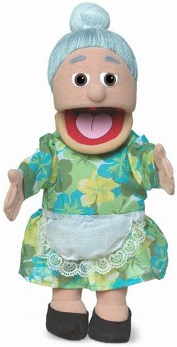 14" Granny, Hispano Abuela, marioneta de mano