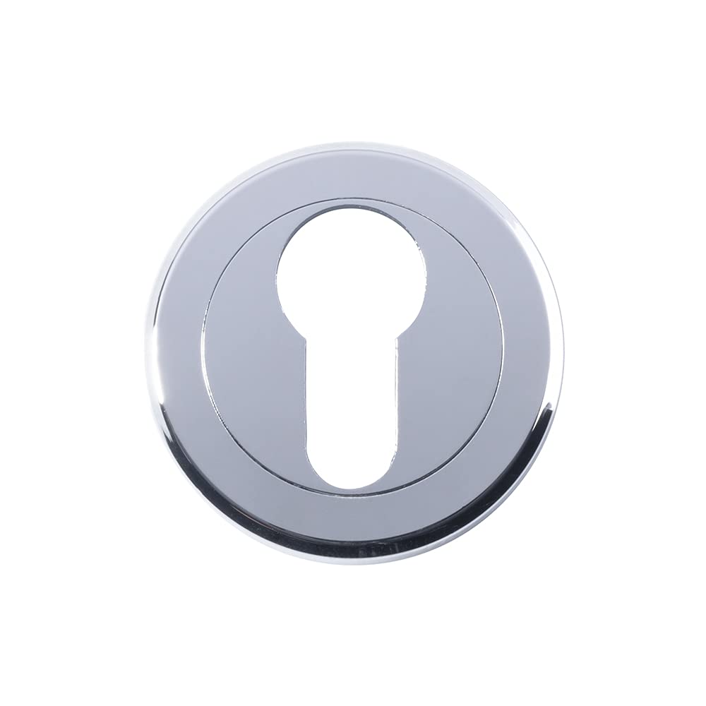 Serozzetta Polished Chrome Escutcheon (Single) Euro Profile