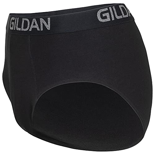 Gildan Men's Underwear Cotton Stretch Briefs, 5-Pack, Black Soot/Heather Dark Grey/Grey Flannel, Large - image 5