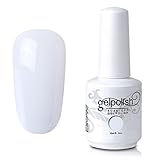 Elite99 Gel Nail Polish Soak Off White Gel Nail Varnish Cure under UV LED Nail Lamp Nail Art Manicure