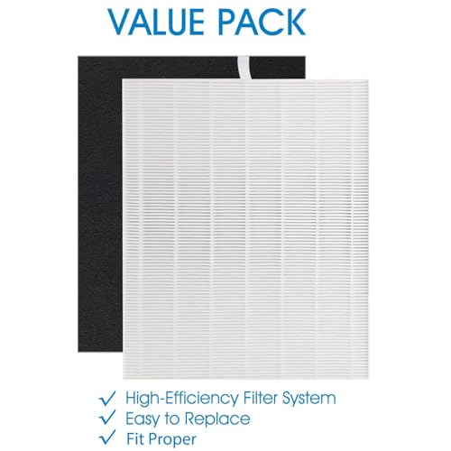 Filtre D4 Winix D480 compatible avec 2 HEPA H13 et 8 charbon - 5