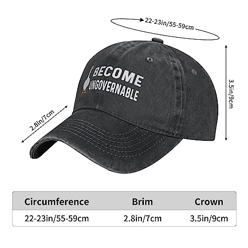 Image of Funny Goose Hat Silly Goose On The Loose Hat Men Baseball Hats Funny Cap