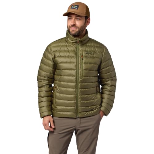 Image of MARMOT Highlander Men's Down Full-Zip Midlayer Jacket | Recycled Polyester, 700-Fill Down Insulated, Water Resistant, Regular Fit