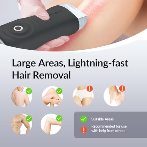 Image of Roll On Waxing Kit for Hair Removal - At-Home Body & Face Wax Kit for Women & Men with 2 Wax Cartridges & 50 Strips, Depilatory Kit for Legs, Arms, Bikini