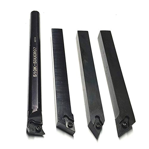 4 piezas Barra de mandrinado con 10mm de vástago y llaves L