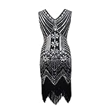 ✿ Ocasión: vestidos de fiesta para niñas, ¡Estilo vestido de aleta justo en la pista de los años 20! ¡Bueno para la fiesta temática de Great Gatsby, disfraces de maquillaje, fiestas de graduación, regreso a casa, recepción en el jardín, aniversario, fiesta formal, fiesta temática de arte o cualquier otra ocasión especial, y también excelente para el uso diario!