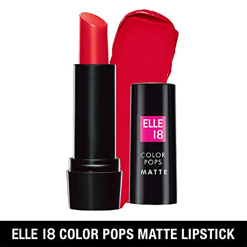 Image of Elle18 Color Pops Matte Lipstick R37, Ravishing Red, 4.3 g