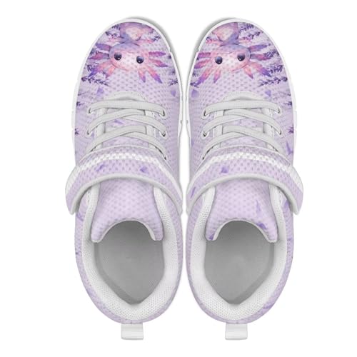 Girls' Athletic Tennis Shoes Cute Slip On Kids Sneakers Running Shoes3