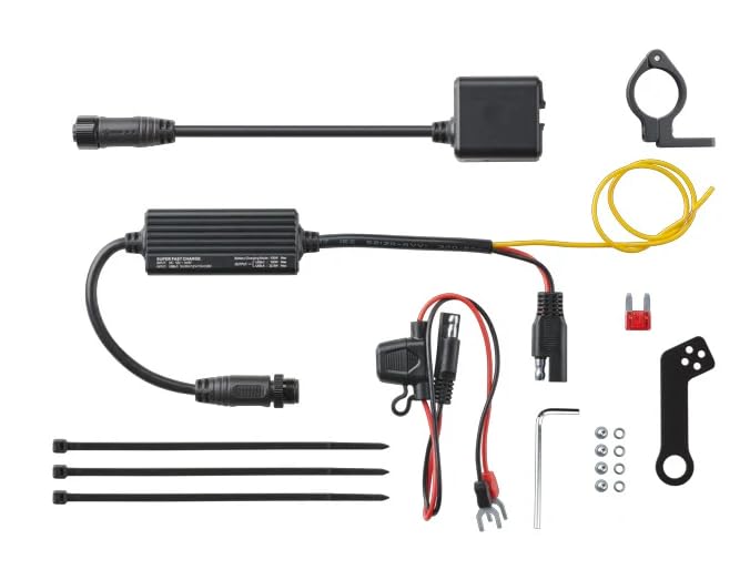 INTERPHONE - Mantenitore e caricatore two way 100W per moto, dispositivo 2 in 1, carica bi-direzionale, ricarica rapida, mantiene in perfette condizioni la batteria della moto, potente e sicuro