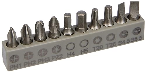Image of Bosch Professional 11-piece screwdriver bit set with metal flexible extension (200mm)