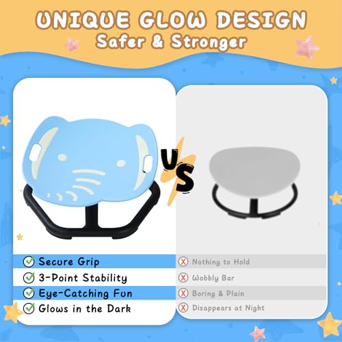 Image of Spinning Chair for Kids with Autism & ADHD, Glow Sensory Chair, Ages 3+