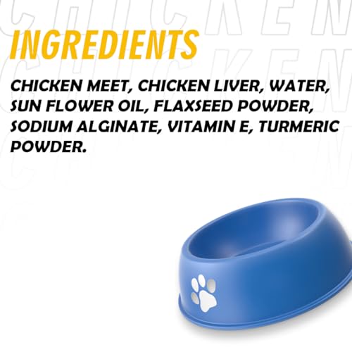 Image of Nootie Dog's Favorite Chicken & Liver Gravy-(70g) Natural Ingredients, Easy to Digest, Enhances Dog Food Gravy for Dogs, Dog chicken & Liver gravy, Wet gravy for dogs, Dog food topper (Pack of 24x70g)