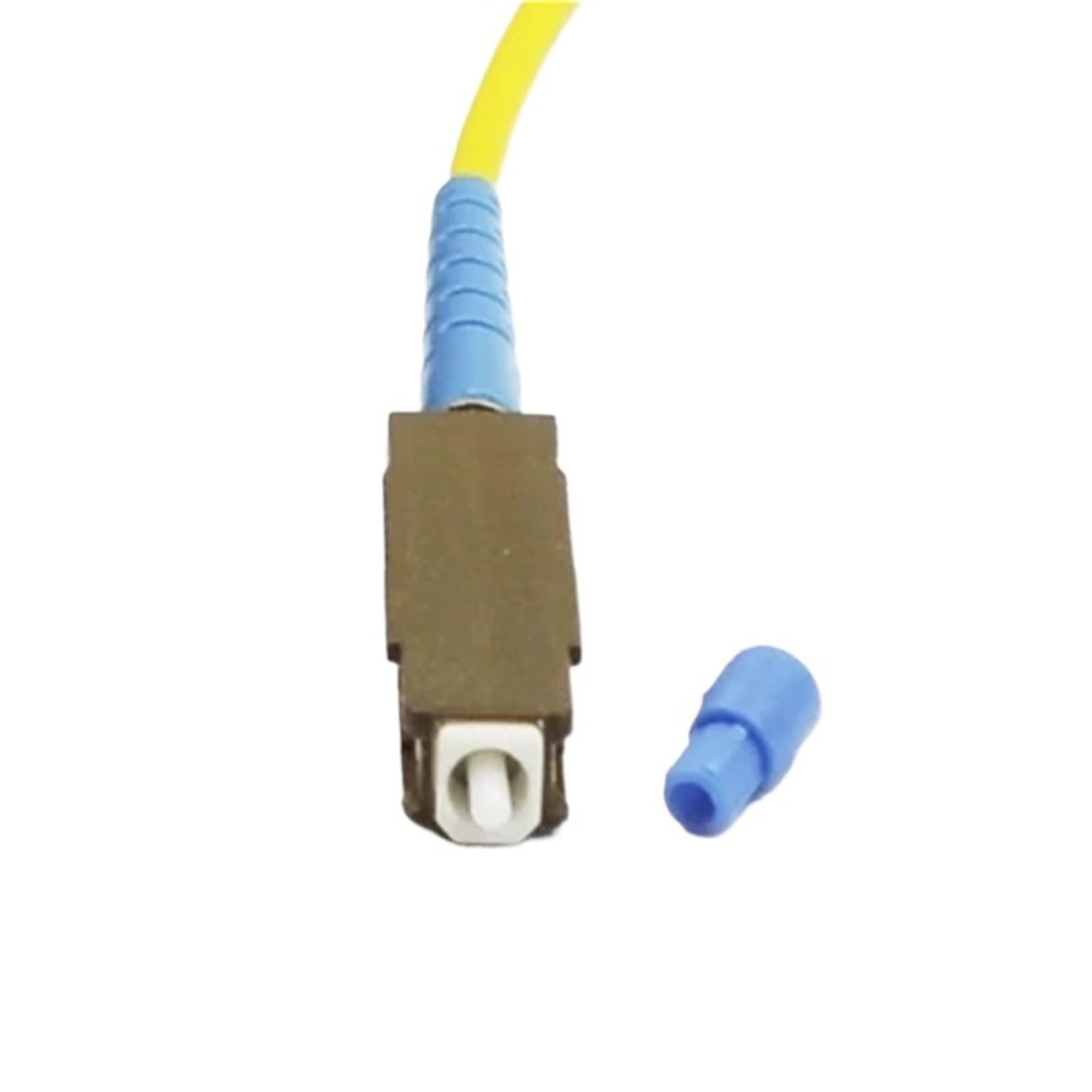 Kabel światłowodowy MU-SC jednomodowy SC-MU SM Simplex 9/125um SX światłowodowy kabel połączeniowy ftth (100m 1 szt.)