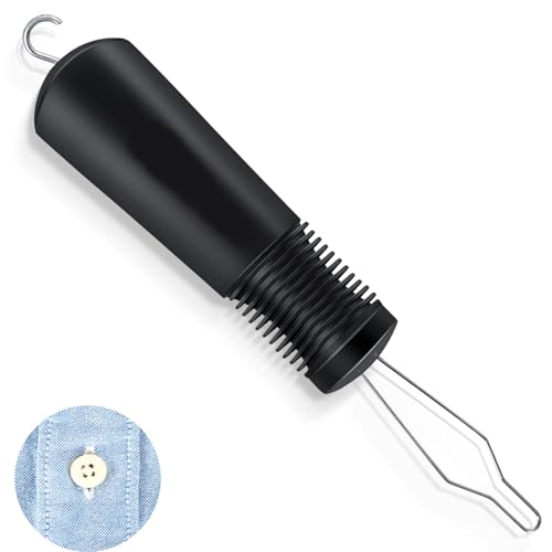 Yeenano Aide pour Boutons,Enfile Bouton et Tirette de Fermeture Éclair Outil pour Attacher des Boutons Boutons à Une Main Aides Dispositif Assistance pour...