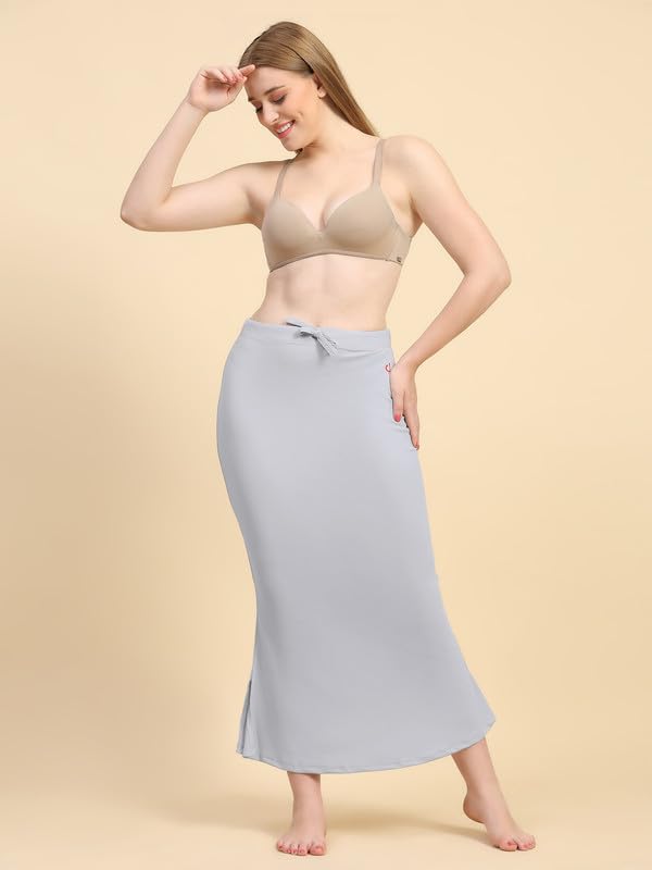 Image of TRENDMALLS Women's Polyester Spandex Saree Shapewear Petticoat for Women, Cotton Blended,Petticoat,Skirts for Women,Shape Wear Dress for Saree Shaper