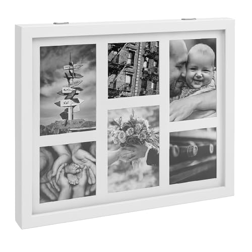 TIENDA EURASIA – Tapa Contador Luz | Cuadrado | Diseño Multifotos | Material Plástico | Medidas 38 x 7 x 32 cm | Abatible (Blanco)