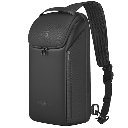HIGH FIT Sling Bag Crossbody Backpack Compact EDC Daypack for Men Minimalist Chest Shoulder bag 14