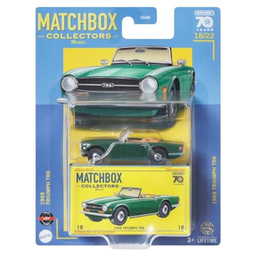 Matchbox 1969 Triumph TR6, Collectors 18/22 [Green]