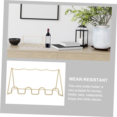 Soporte metálico Levemolo para botellas de vino miniatura 6