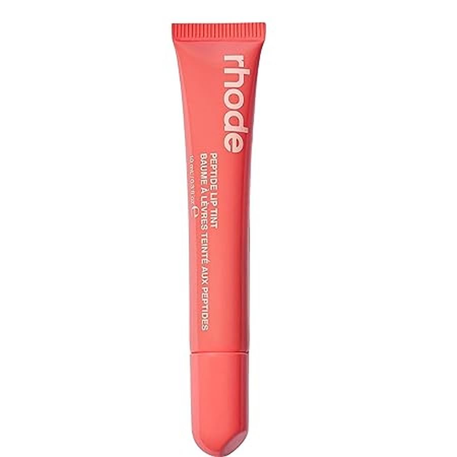 Image of Peptide Lip Tint, Glossy High-Shine Finish, Waterproof and Smudge-Proof, 12HR Wear, 10ml (PEACH)