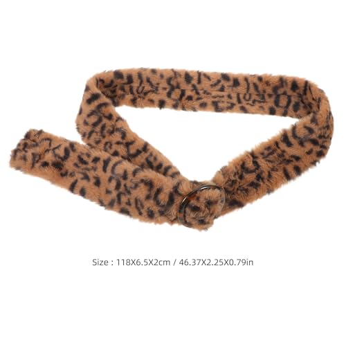 Wide Leopard Print Belt Women Animal Print Waist Ladies Belt For Dresses Jeans Skirts Party Casual Or Formal Outfits2