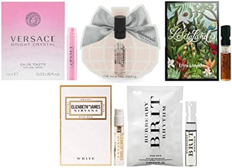 Women's fragrance Samples set of 5 - Lot of 5 High end Perfume Vials