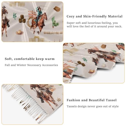 Women's Scarf Shawl,Unisex Fashion Scarves Winter Warm Large Scarf with tassel4