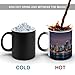 KWQDOZF Tazas de café sensibles al calor con impresión de ciudad nocturna Imagen de KWQDOZF Tazas de café sensibles al calor con impresión de ciudad nocturna